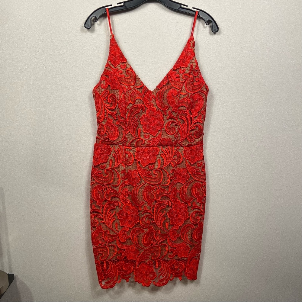 Red Lace Dress